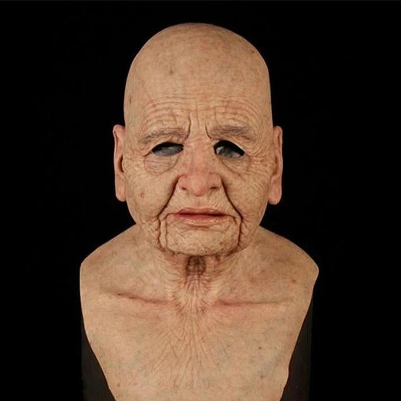 Realistic Latex Face Mask, Full-Head Costume Mask for Cosplay & Events-Ridorn