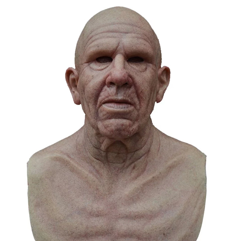 Realistic Latex Face Mask, Full-Head Costume Mask for Cosplay & Events-Ridorn