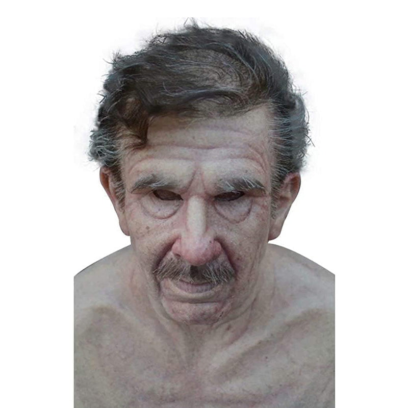 Realistic Latex Face Mask, Full-Head Costume Mask for Cosplay & Events-Ridorn