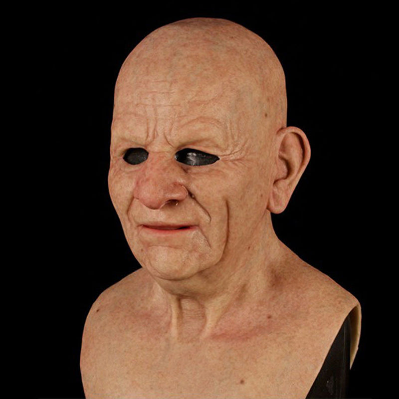 Realistic Latex Face Mask, Full-Head Costume Mask for Cosplay & Events-Ridorn