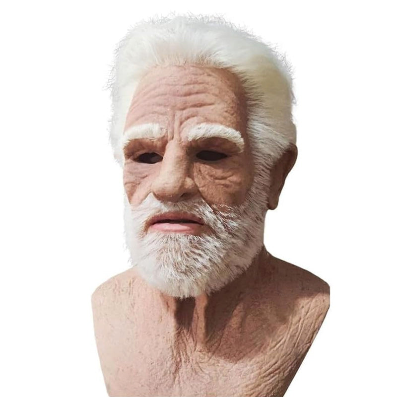 Realistic Latex Face Mask, Full-Head Costume Mask for Cosplay & Events-Ridorn