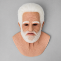 Realistic Latex Face Mask, Full-Head Costume Mask for Cosplay & Events