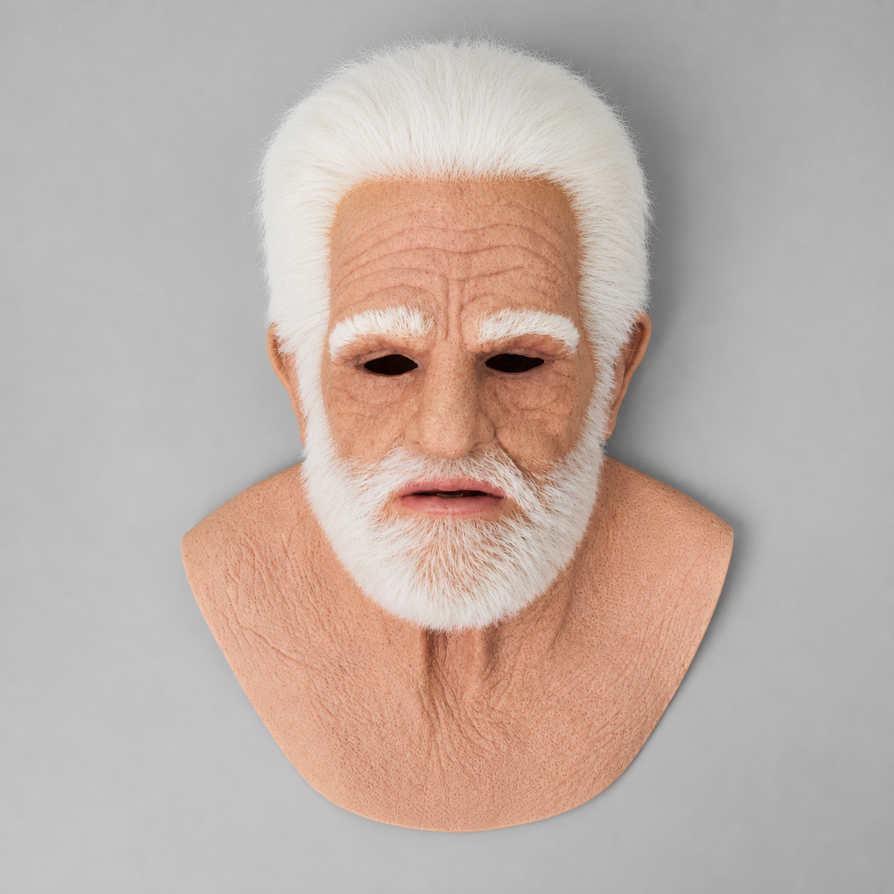 Realistic Latex Face Mask, Full-Head Costume Mask for Cosplay & Events
