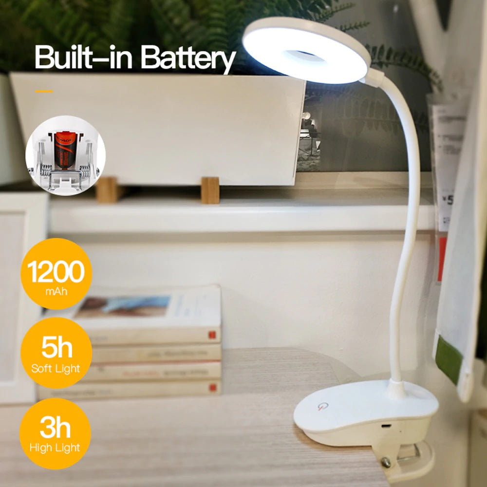 Rechargeable Clip-On LED Reading Lamp | Ridorn-Table Lamp-Ridorn