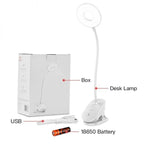 Rechargeable Clip-On LED Reading Lamp | Ridorn-Table Lamp-Ridorn
