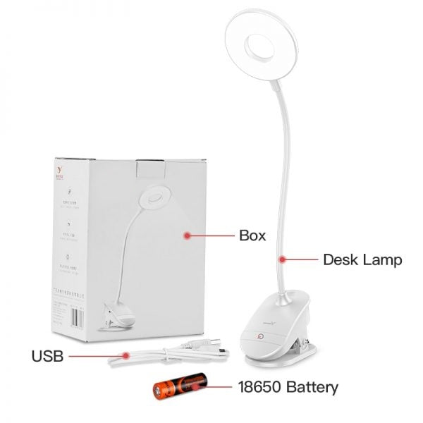 Rechargeable Clip-On LED Reading Lamp | Ridorn-Table Lamp-Ridorn