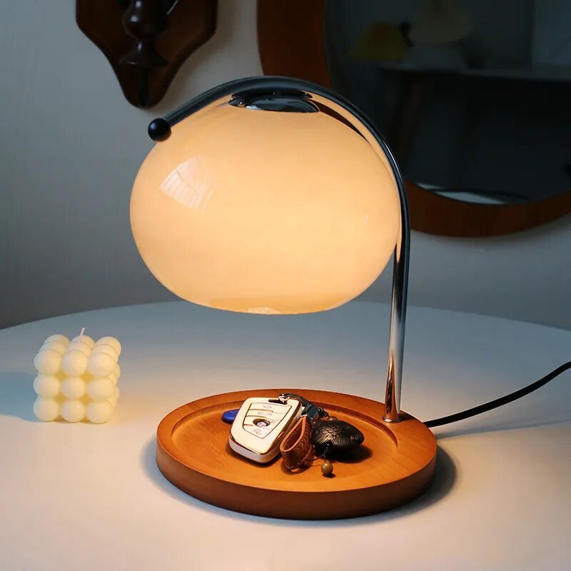 Vintage Glass Candle Warmer Table Lamp | Ridorn