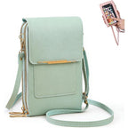RFID Blocking Phone Bag, Anti-Theft Crossbody Wallet Purse with Shoulder Strap-Ridorn