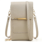 RFID Blocking Phone Bag, Anti-Theft Crossbody Wallet Purse with Shoulder Strap-Ridorn