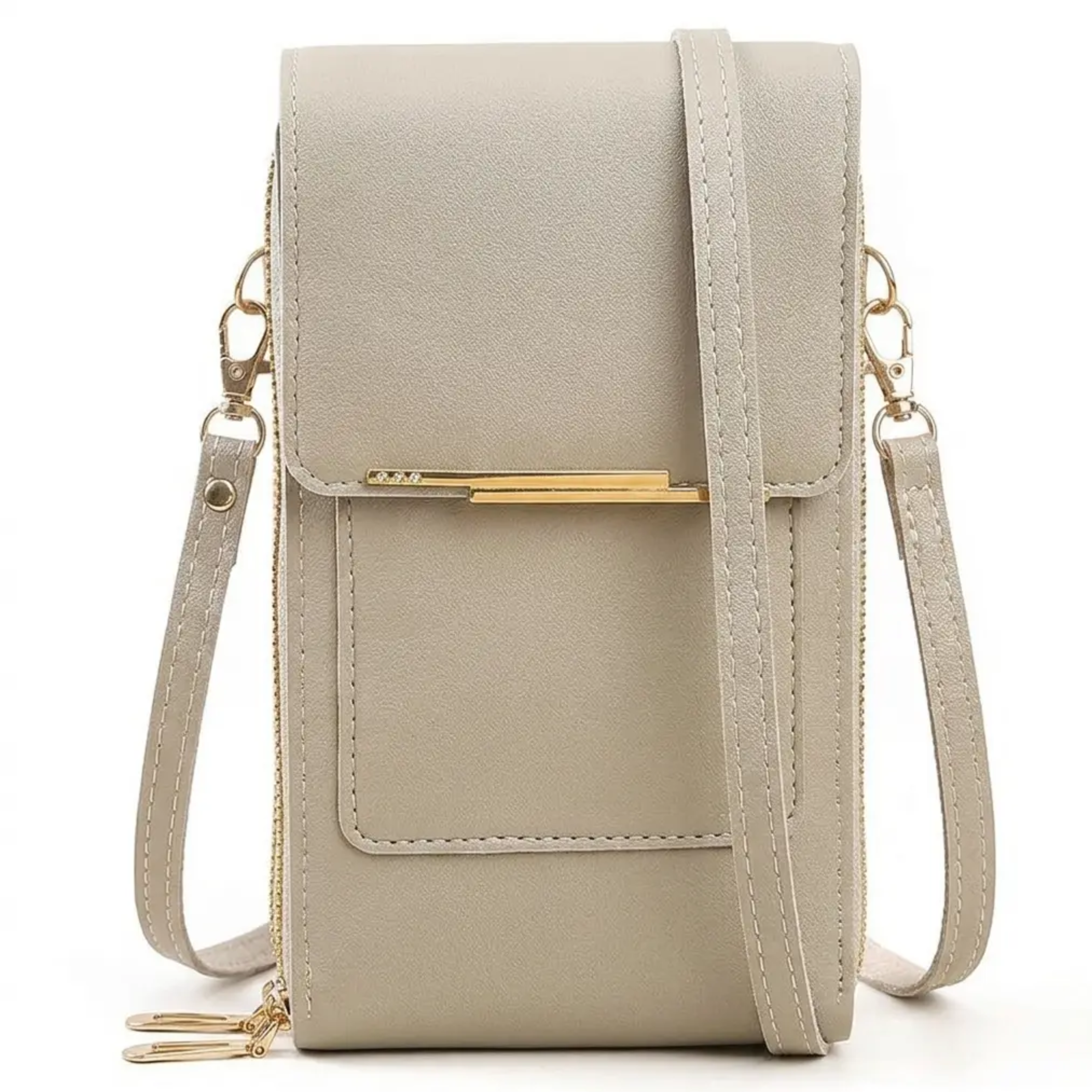 RFID Blocking Phone Bag, Anti-Theft Crossbody Wallet Purse with Shoulder Strap-Ridorn