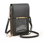 RFID Blocking Phone Bag, Anti-Theft Crossbody Wallet Purse with Shoulder Strap-Ridorn