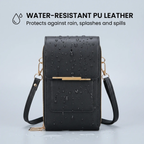 RFID Blocking Phone Bag, Anti-Theft Crossbody Wallet Purse with Shoulder Strap-Ridorn
