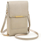 RFID Blocking Phone Bag, Anti-Theft Crossbody Wallet Purse with Shoulder Strap-Ridorn