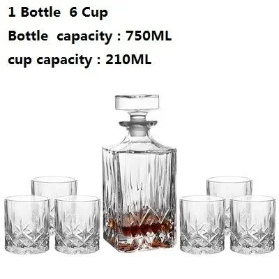 Ridgeana Crystal Glass Wine Set-Whisky Glasses-Ridorn