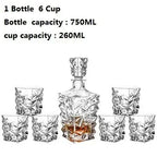 Ridgeana Crystal Glass Wine Set-Whisky Glasses-Ridorn