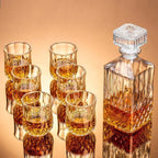 Ridgeana Crystal Glass Wine Set-Whisky Glasses-Ridorn
