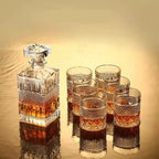 Ridgeana Crystal Glass Wine Set-Whisky Glasses-Ridorn