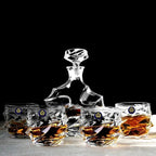 Ridgeana Crystal Glass Wine Set-Whisky Glasses-Ridorn