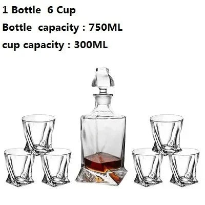 Ridgeana Crystal Glass Wine Set-Whisky Glasses-Ridorn