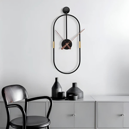 Sleek Minimalist Large Wall Clock for Modern Home Decor | Ridorn