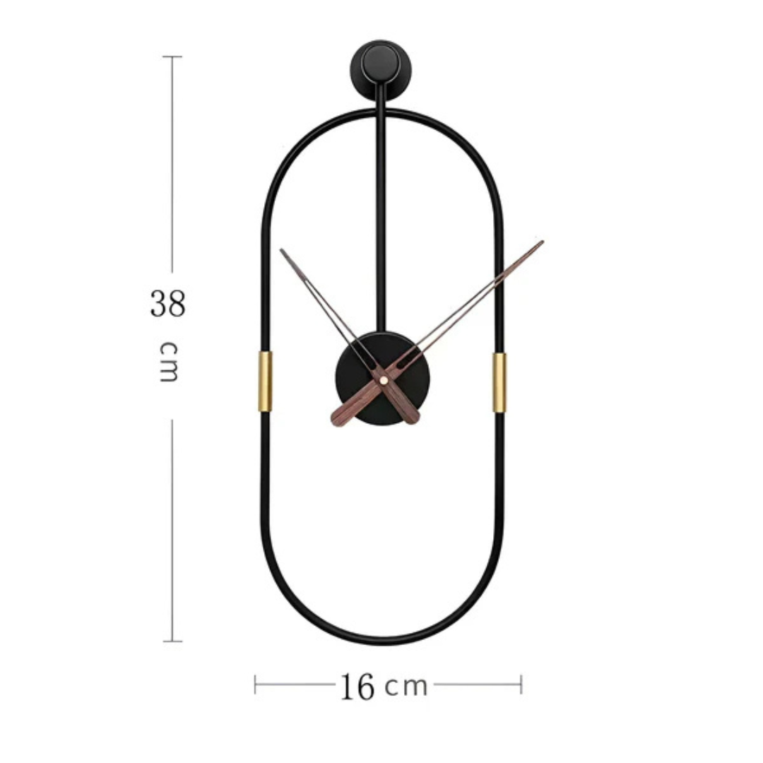 Sleek Minimalist Large Wall Clock for Modern Home Decor | Ridorn