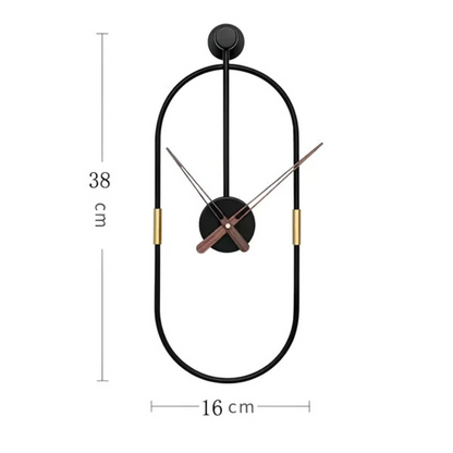 Sleek Minimalist Large Wall Clock for Modern Home Decor | Ridorn
