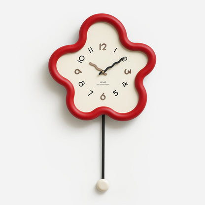 Elegant Silent Pendulum Wall Clock for Home Decor | Ridorn