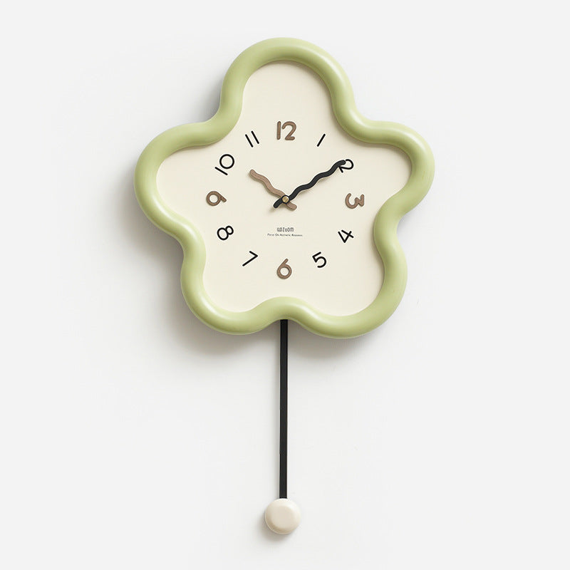 Elegant Silent Pendulum Wall Clock for Home Decor | Ridorn