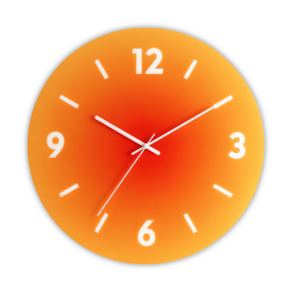 Sleek Glass Wall Clock for Modern Home Decor | Ridorn