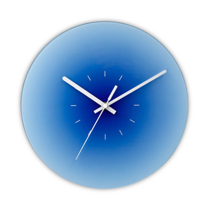 Sleek Glass Wall Clock for Modern Home Decor | Ridorn
