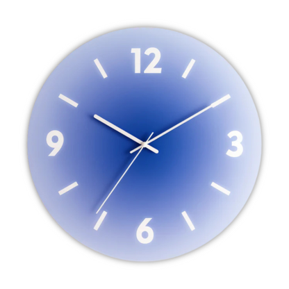 Sleek Glass Wall Clock for Modern Home Decor | Ridorn