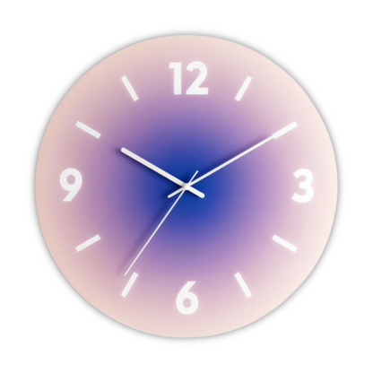 Sleek Glass Wall Clock for Modern Home Decor | Ridorn