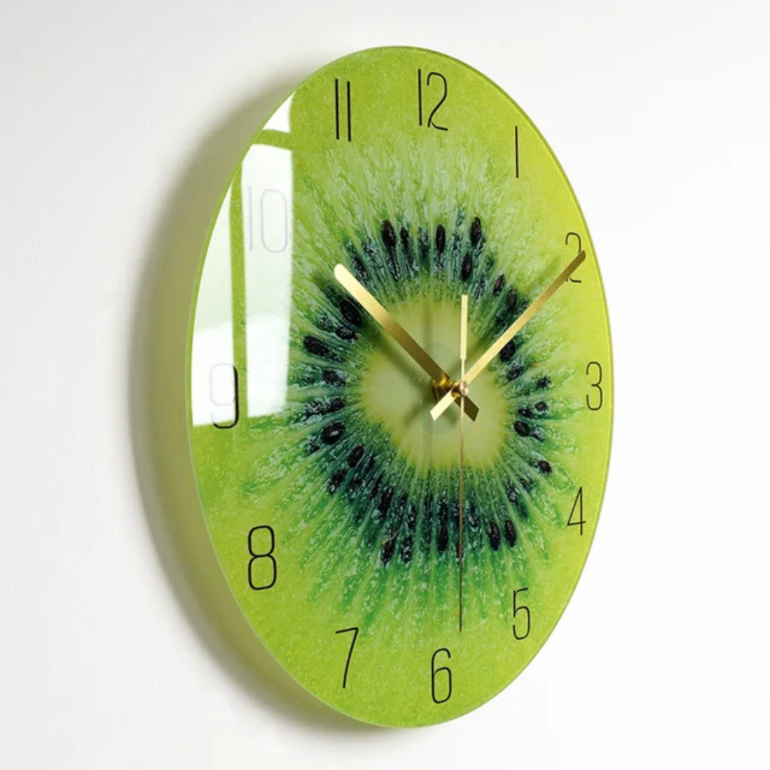 Elegant Large Glass Wall Clock for Home and Office Decor | Ridorn