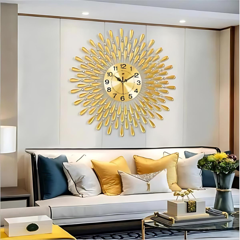 Elegant Large Wall Clock for Upscale Home Decor | Ridorn
