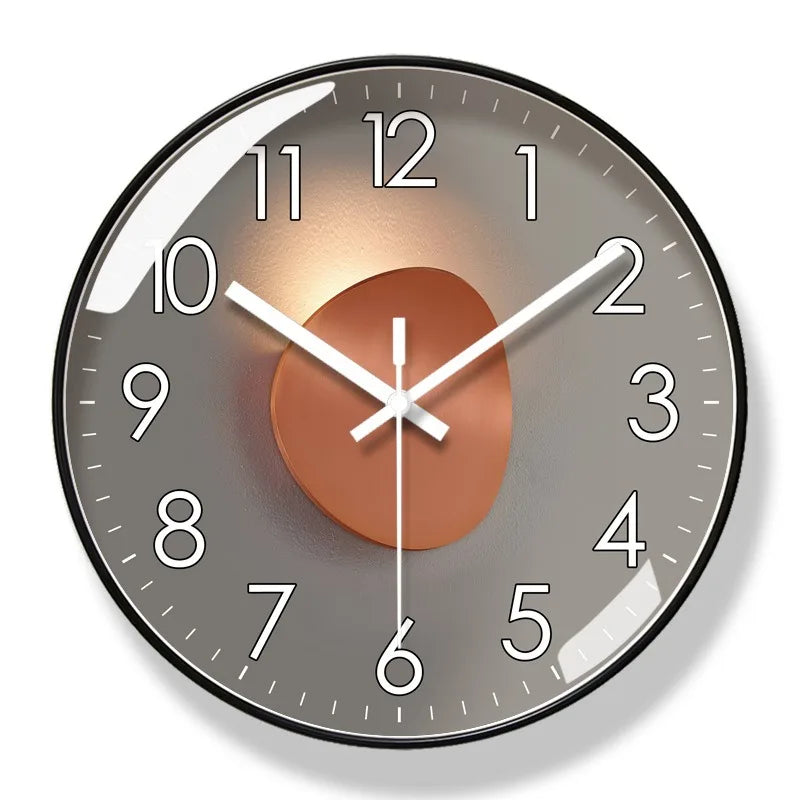 Modern Luxury Round Wall Clock for Serene Spaces | Ridorn