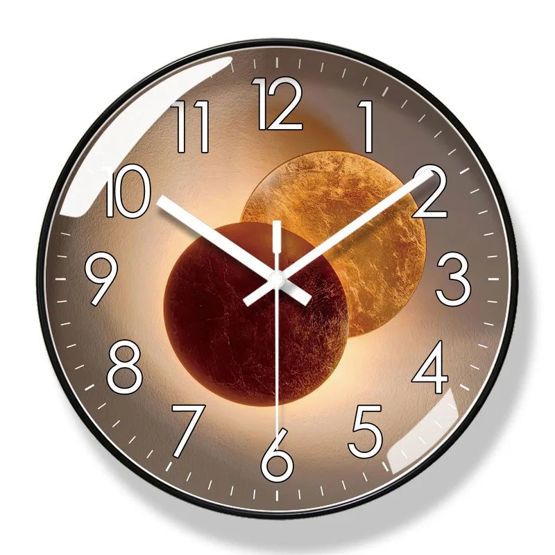 Modern Luxury Round Wall Clock for Serene Spaces | Ridorn