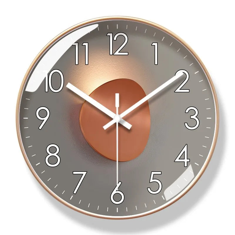Modern Luxury Round Wall Clock for Serene Spaces | Ridorn