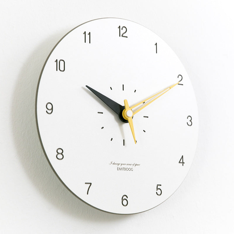 Sleek 12-Inch Silent Round Wall Clock for Modern Spaces | Ridorn