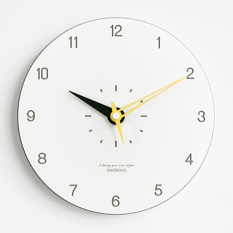 Sleek 12-Inch Silent Round Wall Clock for Modern Spaces | Ridorn