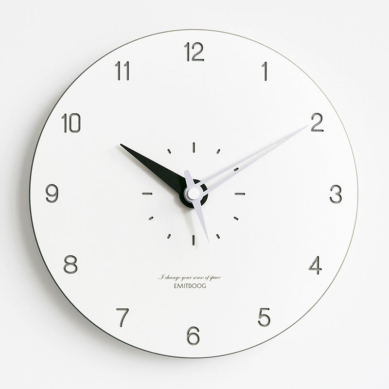 Sleek 12-Inch Silent Round Wall Clock for Modern Spaces | Ridorn