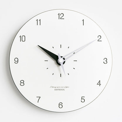Sleek 12-Inch Silent Round Wall Clock for Modern Spaces | Ridorn