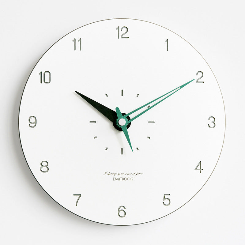 Sleek 12-Inch Silent Round Wall Clock for Modern Spaces | Ridorn