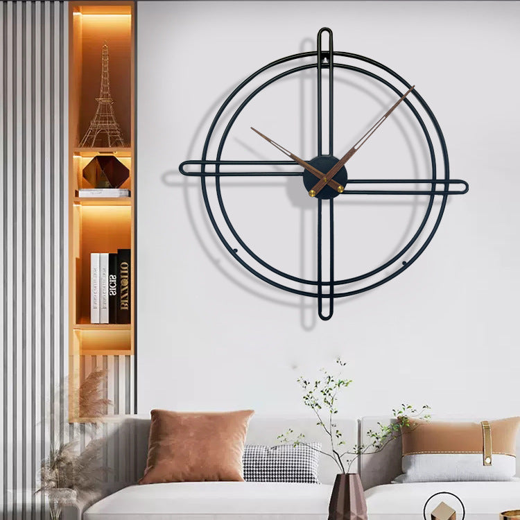 23-Inch Nordic Decorative Wall Clock for Living Room | Ridorn