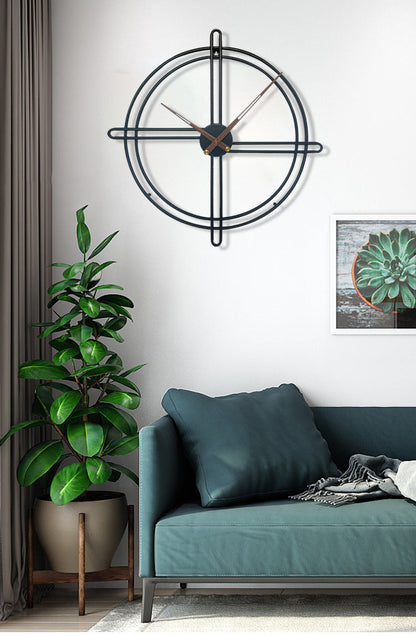 23-Inch Nordic Decorative Wall Clock for Living Room | Ridorn