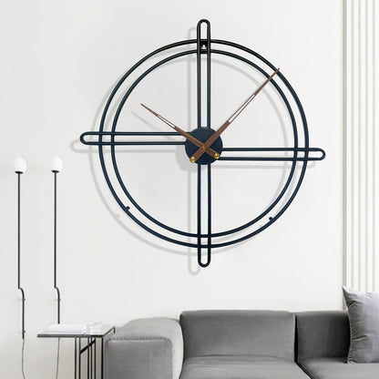 23-Inch Nordic Decorative Wall Clock for Living Room | Ridorn