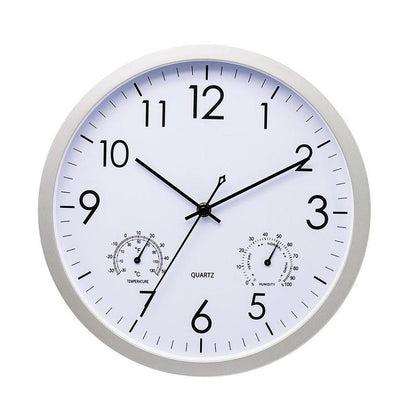 Stylish Waterproof Garden Clock with Weather Meter | Ridorn