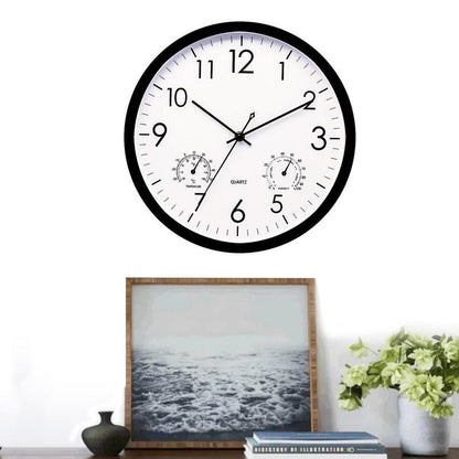 Stylish Waterproof Garden Clock with Weather Meter | Ridorn