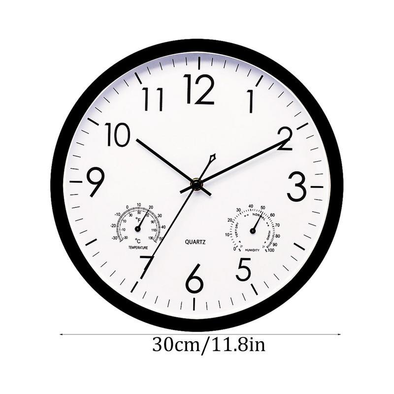 Stylish Waterproof Garden Clock with Weather Meter | Ridorn
