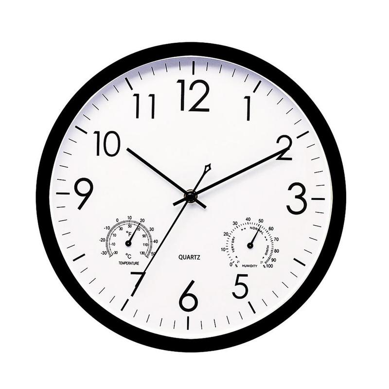 Stylish Waterproof Garden Clock with Weather Meter | Ridorn