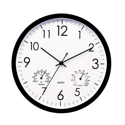 Stylish Waterproof Garden Clock with Weather Meter | Ridorn